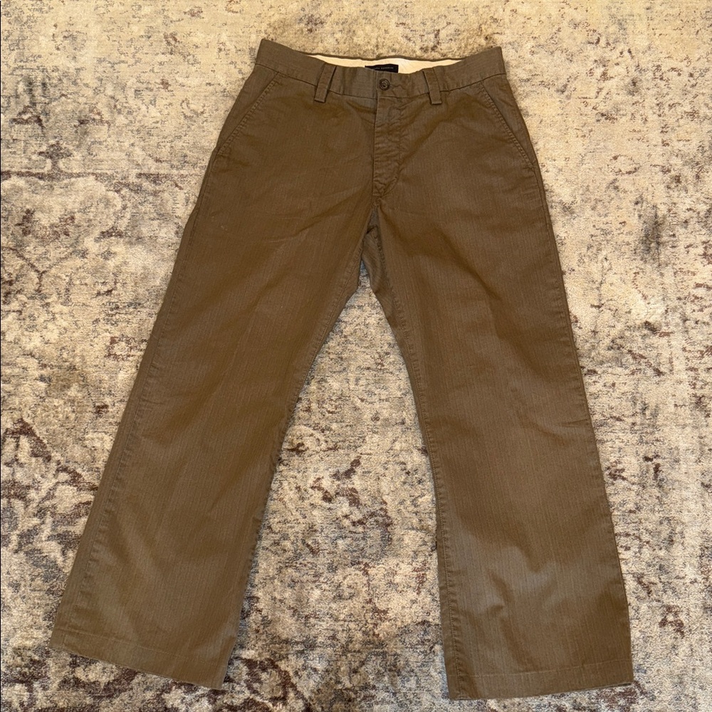 Men’s Banana Republic 100% Cotton Staright Leg Shadow Stripe Pants - Picture 2 of 8